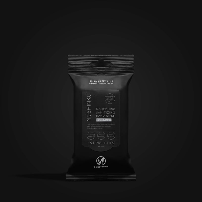 Bergamot Nourishing Hand Sanitizing Travel Wipes