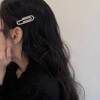 Pearl Hair Barrette | Minimalist Gold Hair Clip | Hair Pin