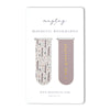 Lavender Floral "I Am Grateful" Magnetic Gold Foil Bookmarks (Set of 2)