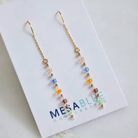 Beaded Threader Earrings