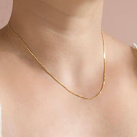 Specialty Chain Necklaces - Stainless Steel Gold Chains