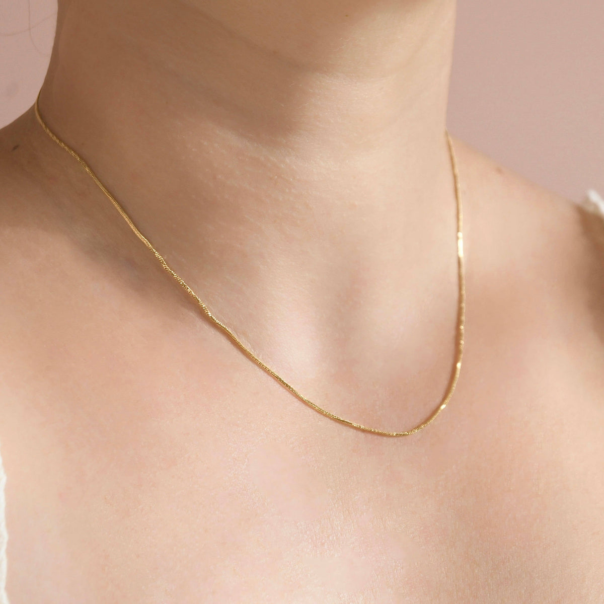 Specialty Chain Necklaces - Stainless Steel Gold Chains