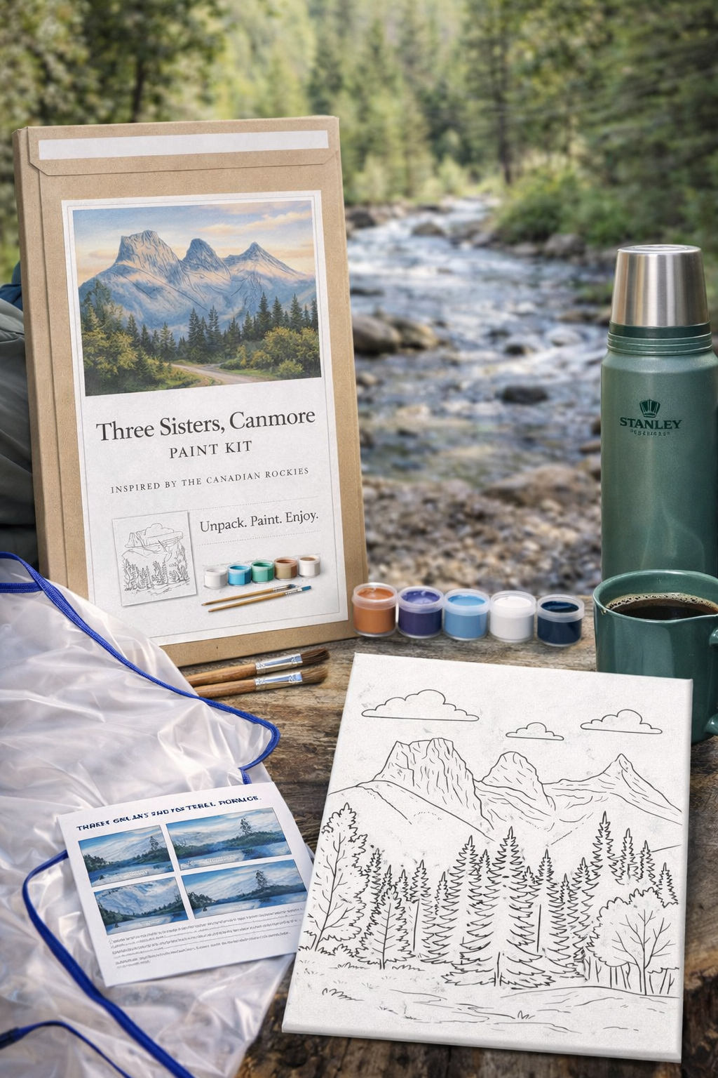 Three Sisters, Canmore – Paint Kit