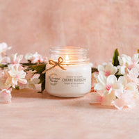 CHERRY BLOSSOM Soy Wax Candle 8oz