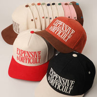 EXPENSIVE & DIFFICULT Corduroy Trucker Hat