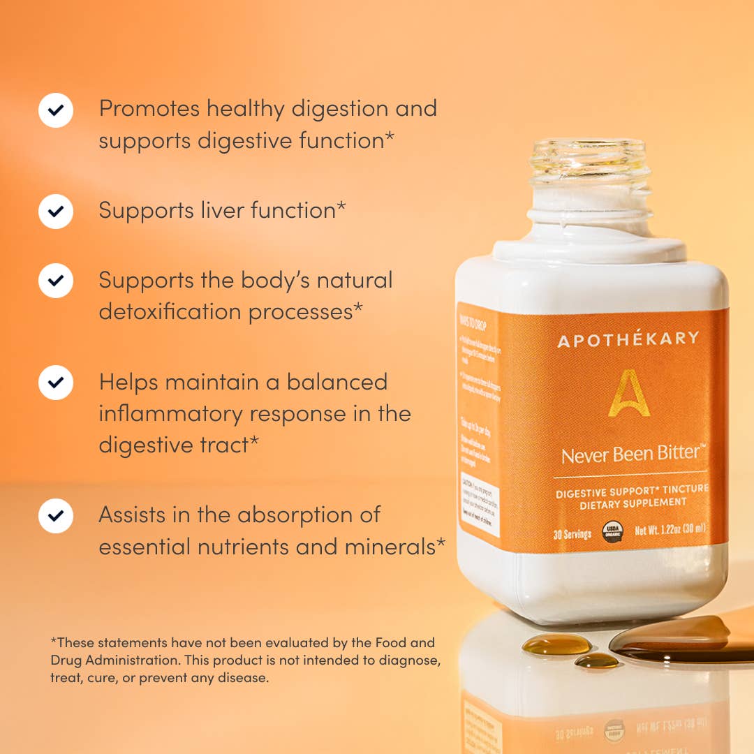 Never Been Bitter™ - digestive relief drops