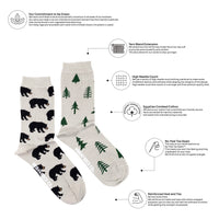 Women’s Women's Bear & Tree Socks