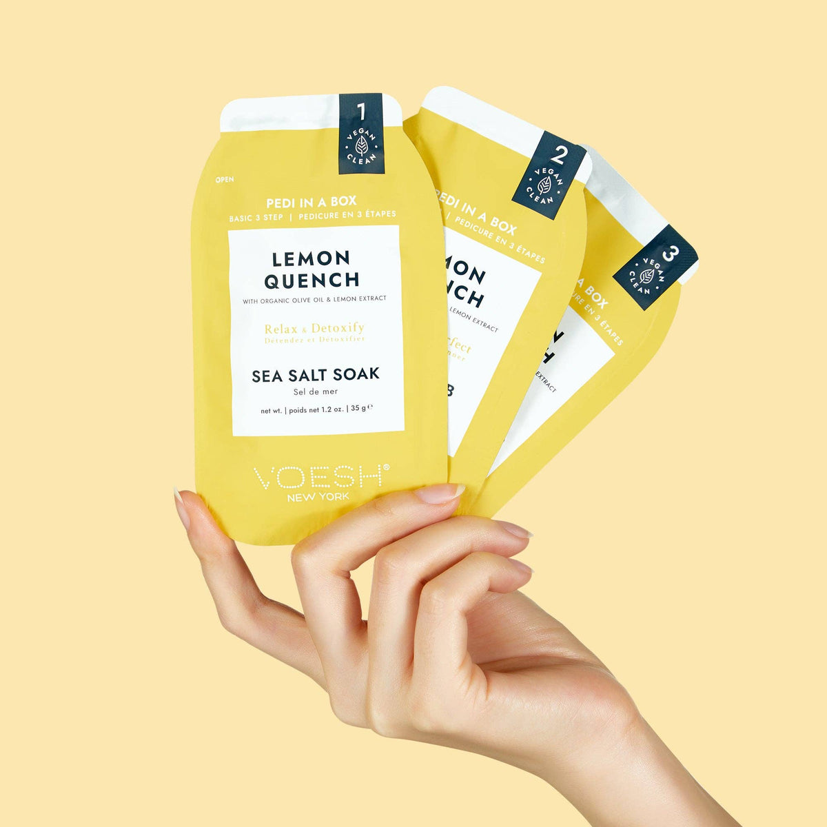 Pedi in a Box 3 Step - Add on Service - Lemon Quench