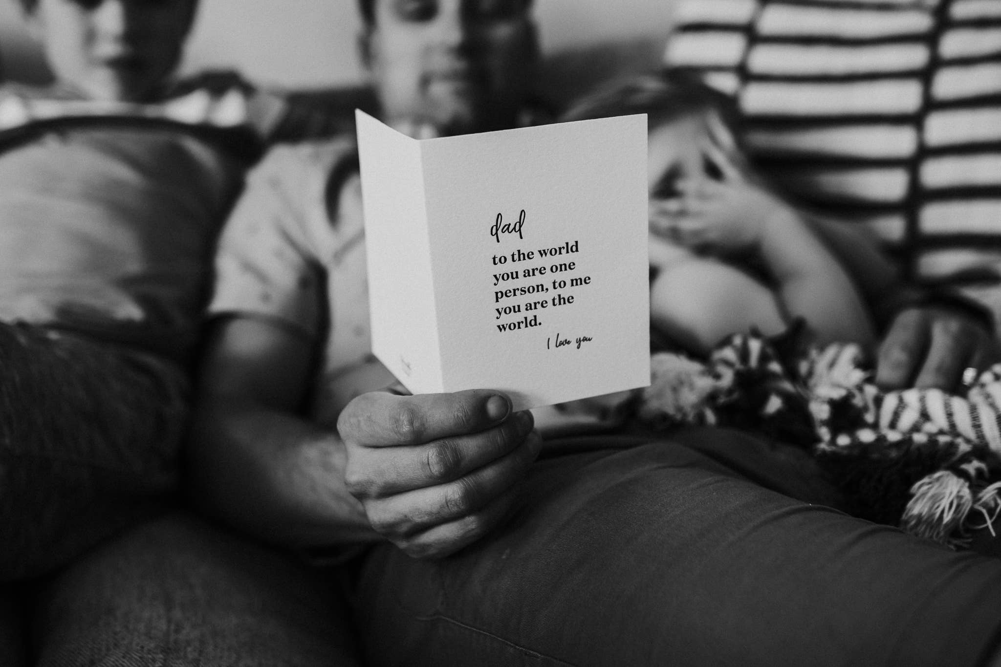 Card - Dad The Whole World Greeting Card