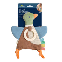 Bitzy Crinkle™ Sensory Toy With Teether