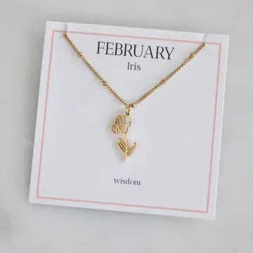 Birth Flower Necklaces - Waterproof