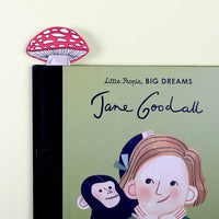 Mushroom Bookmark (it's die cut!)