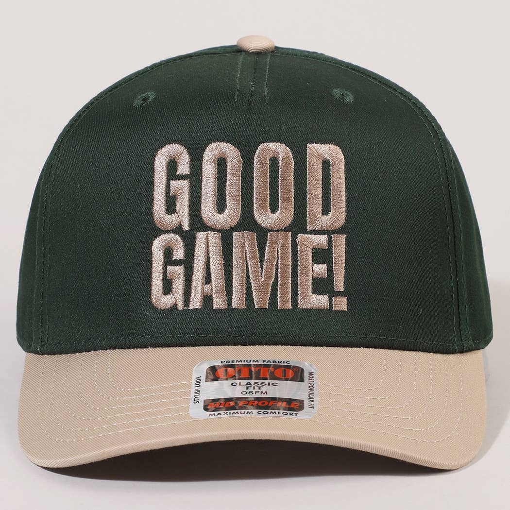 GOOD GAME Embroidered Trucker Hat