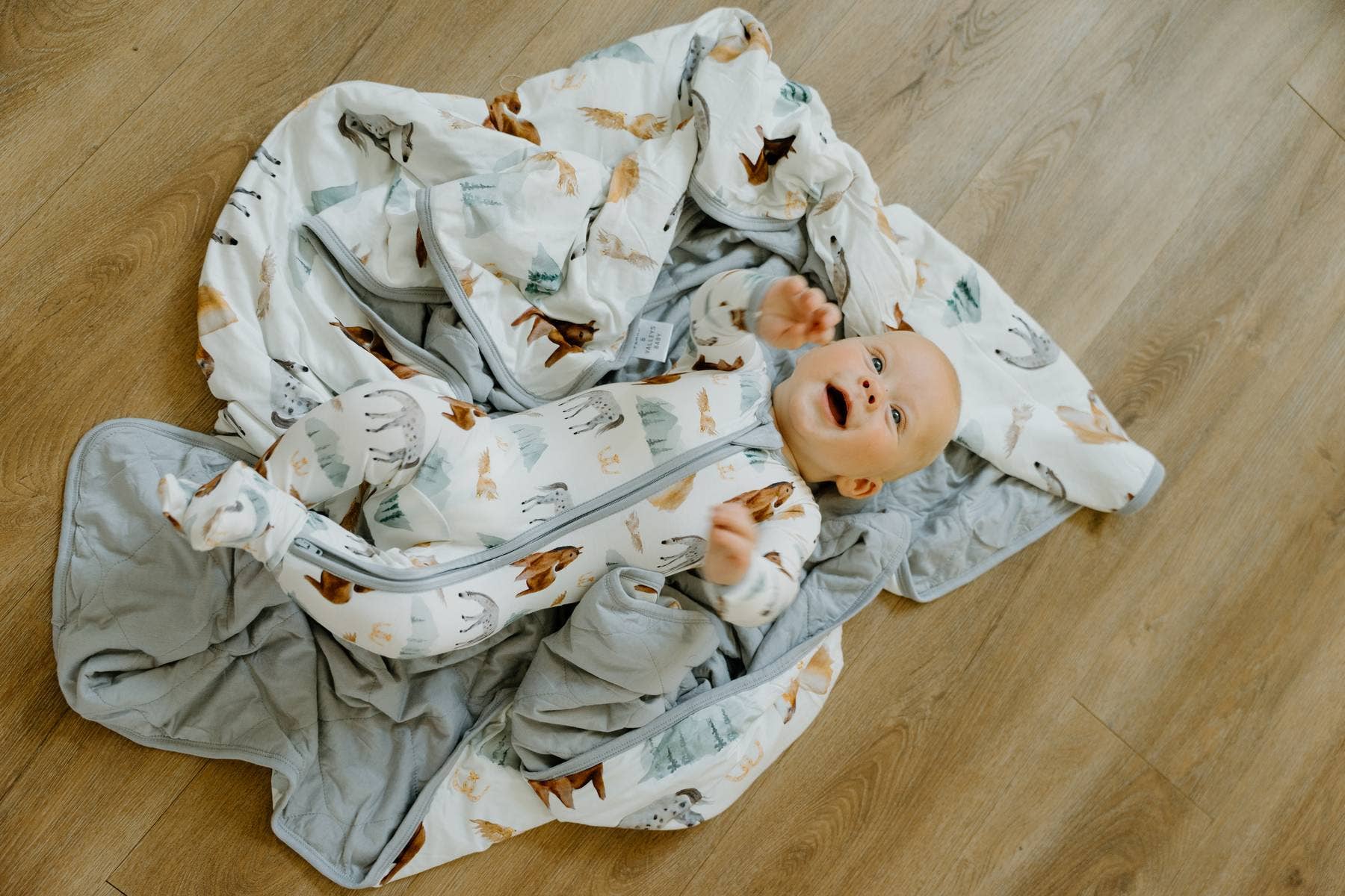 Footed Sleeper - Mountain Trails