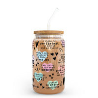 Best Mom Ever 16oz Glass Cup - Affirmations, Mother's Day