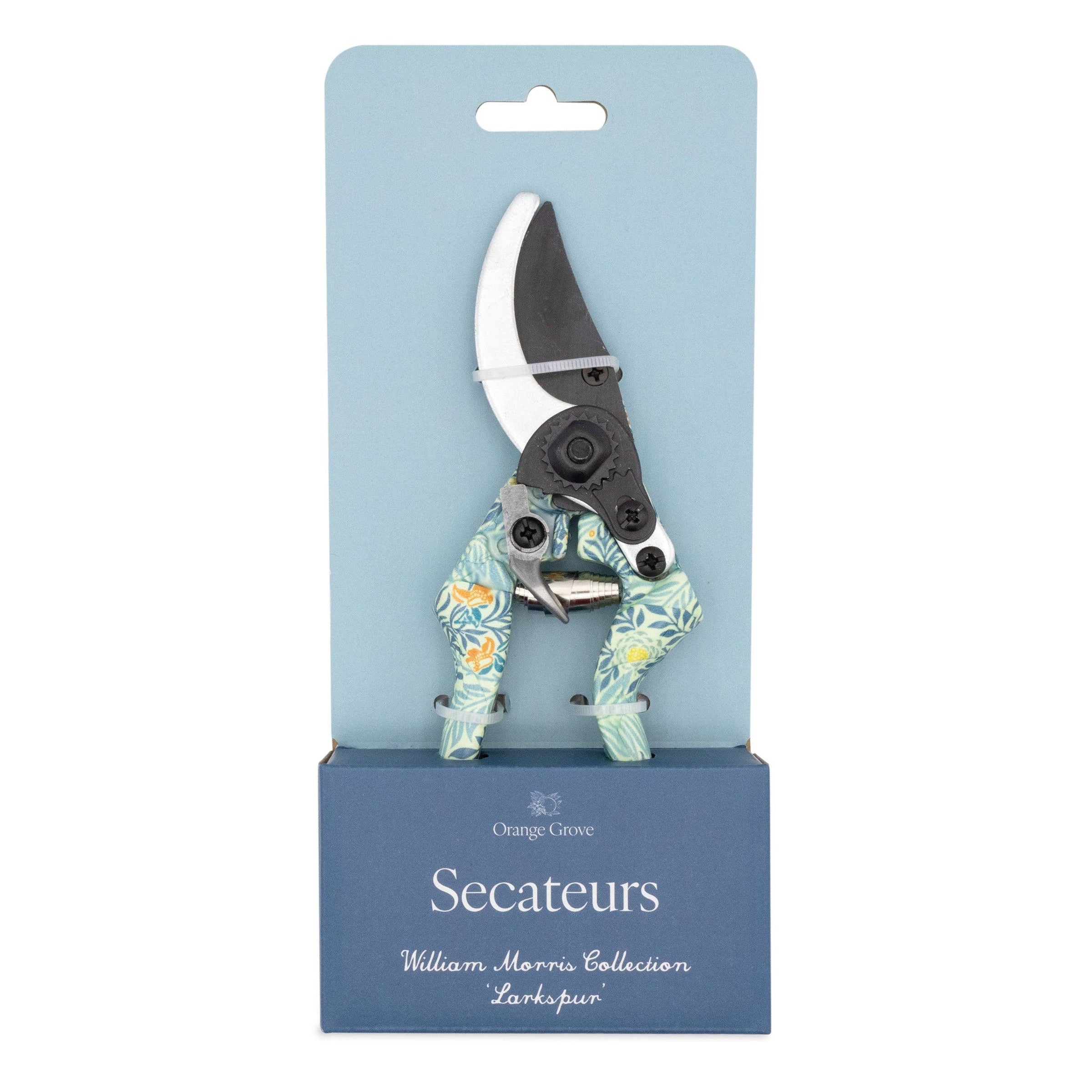 Orange Grove Secateurs - William Morris Larkspur Design
