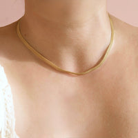 Specialty Chain Necklaces - Stainless Steel Gold Chains