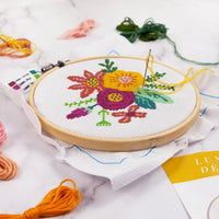 Cross Stitch Kit – Adult Craft Set – Two Designs Included