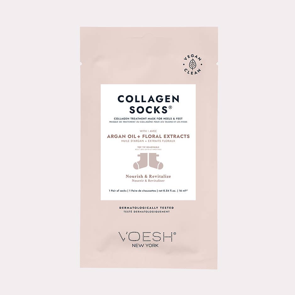 Collagen Socks-Argan Oil & Floral Single