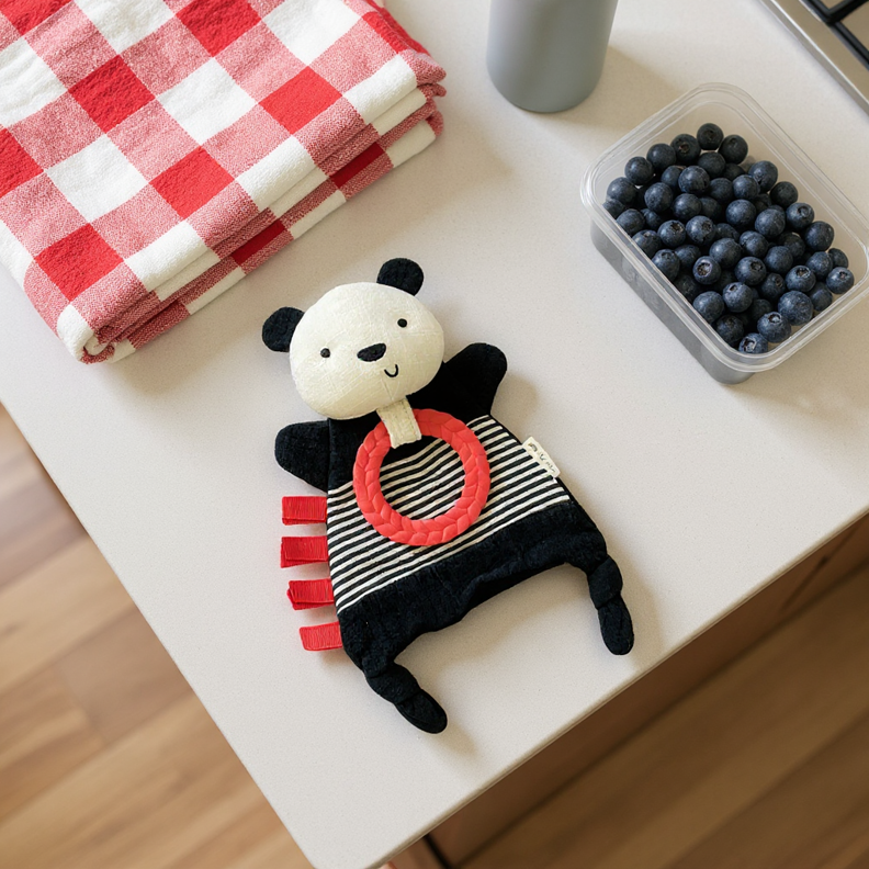 Bitzy Crinkle™ Sensory Toy With Teether
