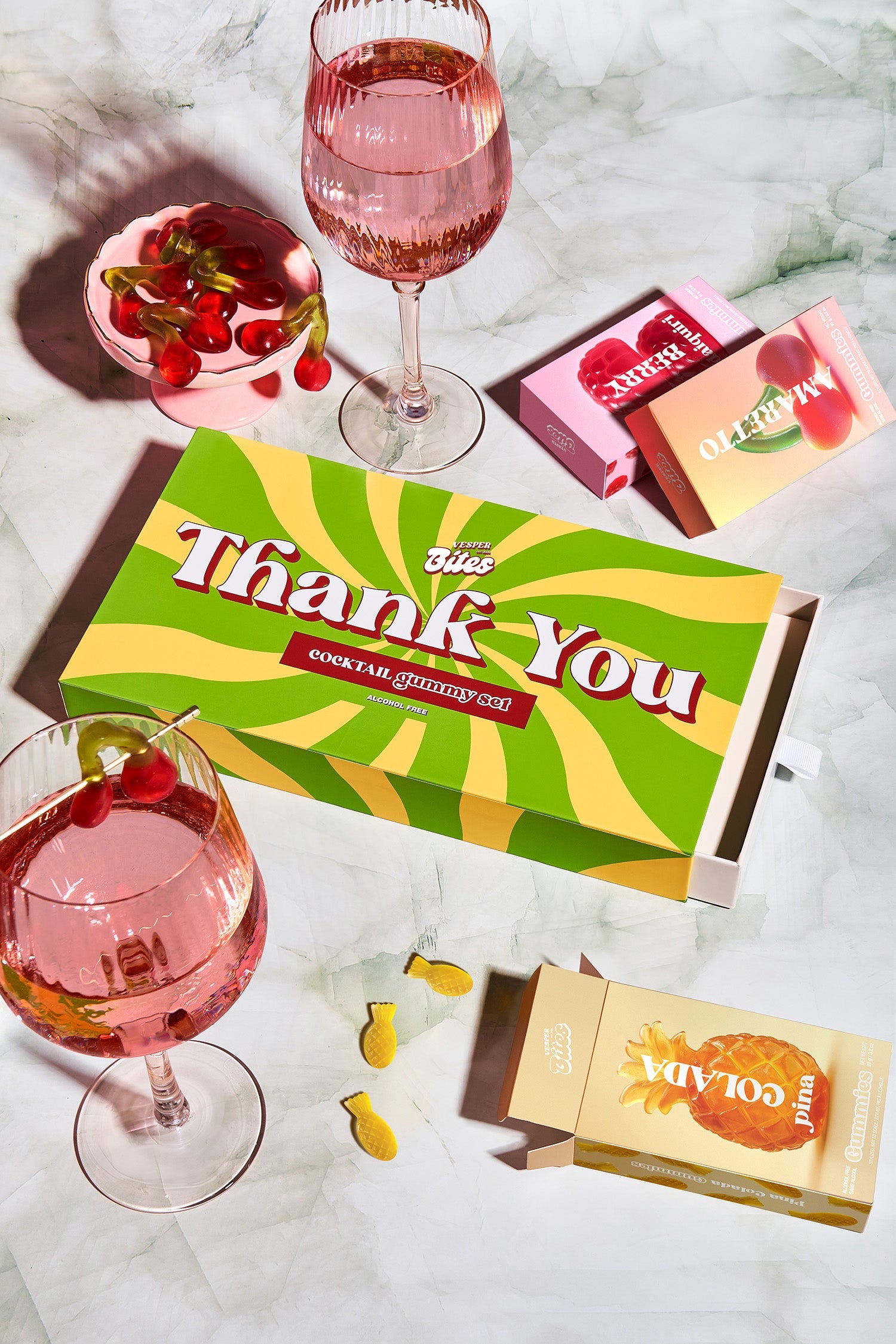 Thank You Cocktail Gummy Gift Box