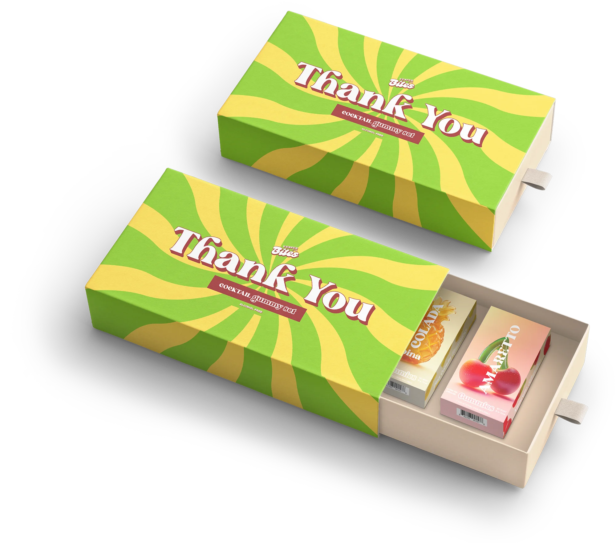 Thank You Cocktail Gummy Gift Box