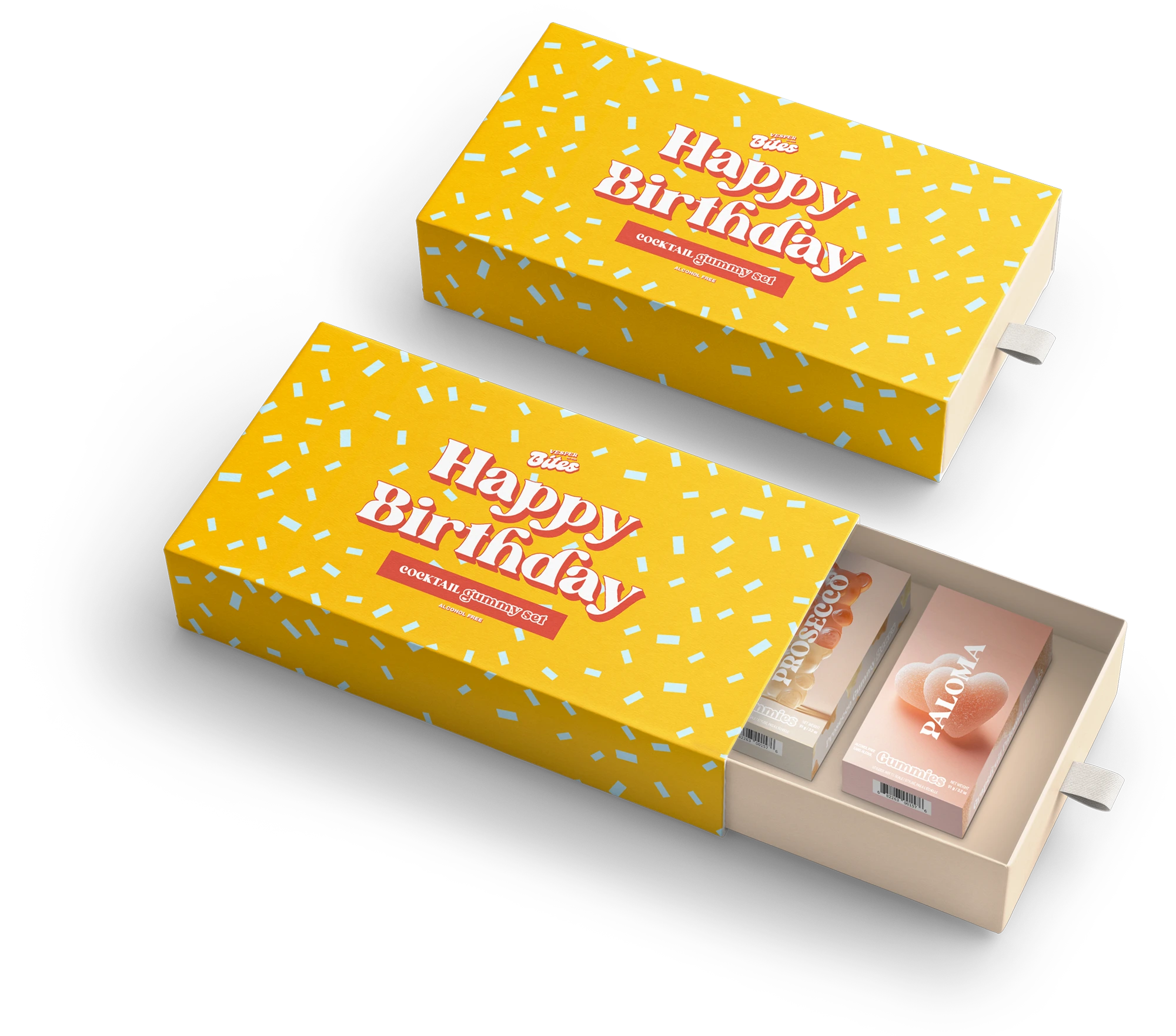 Happy Birthday Cocktail Gummy Gift Box