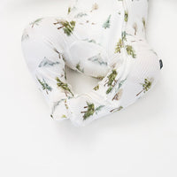 Ribbed Bamboo Footed Zipper Sleeper - Misty Forest