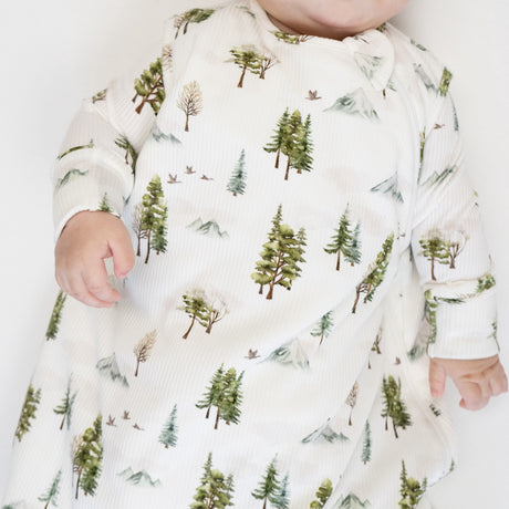 2.5 TOG Ribbed Bamboo Sleep Sack - Misty Forest