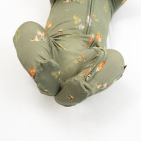 Footed Zipper Sleeper - Forest Friends