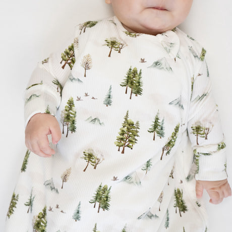 1.0 TOG Ribbed Bamboo Sleep Sack - Misty Forest