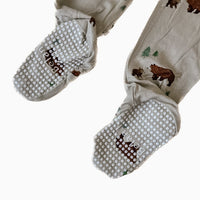 Footed Zipper Sleeper - Bears