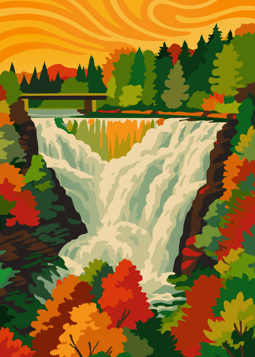 Autumn Cascade - 1000 pc Puzzle