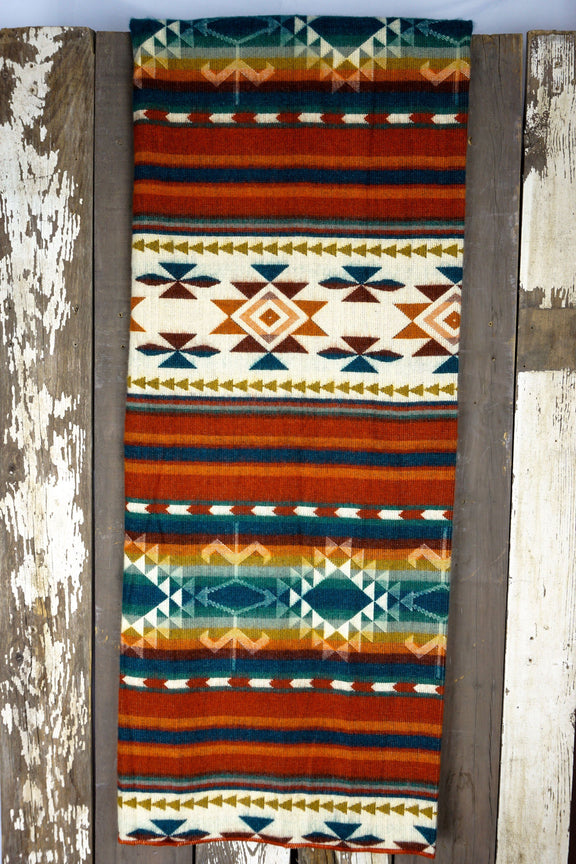 Aztec Double Blanket - Fire at Night