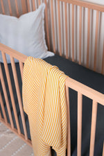 Ochre Stripe Muslin Single Swaddle
