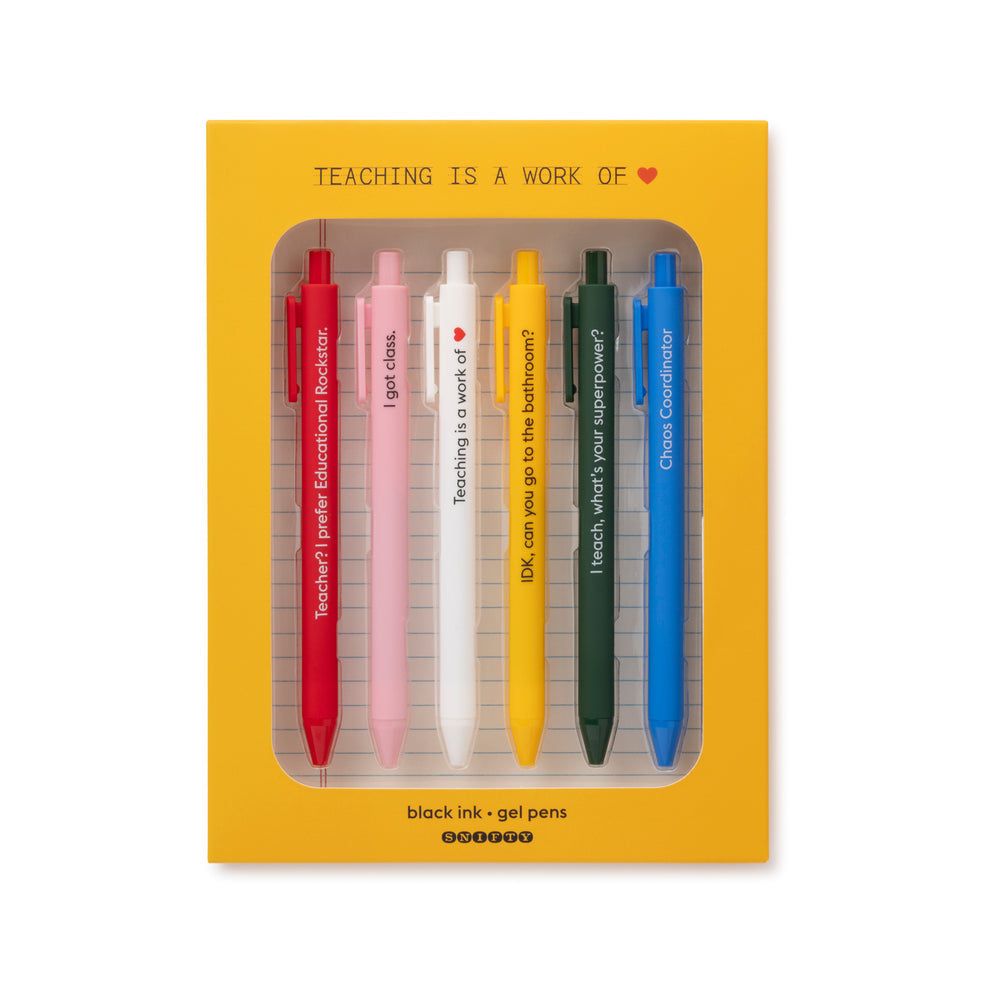 Teaching is a Work of Pen Set