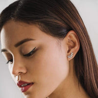 Stardust Climber Earrings - Clear