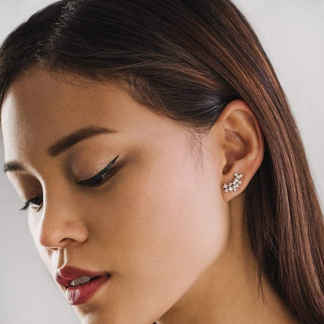 Stardust Climber Earrings - Clear