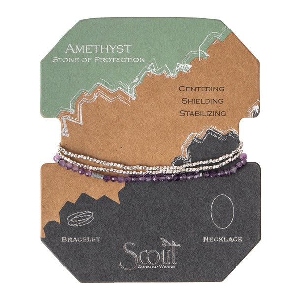 Delicate Stone Amethyst- Stone of Protection
