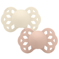 Pacifier - Infinity - Ivory/Blush - Anatomical Nipple
