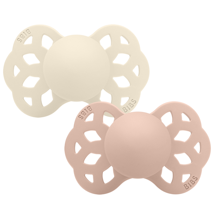 Pacifier - Infinity - Ivory/Blush - Anatomical Nipple
