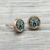 Luxe Swarovski Crystal Stud Earring - Rose Gold