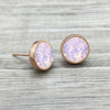 Luxe Swarovski Crystal Stud Earring - Rose Gold