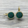 Luxe Swarovski Crystal Frenchback Earring - Gold