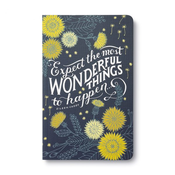 Write Now Journal - Expect The Most Wonderful Things To Happen