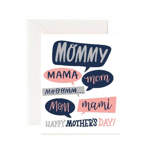 Mom, Mommy, Mama, Moooom