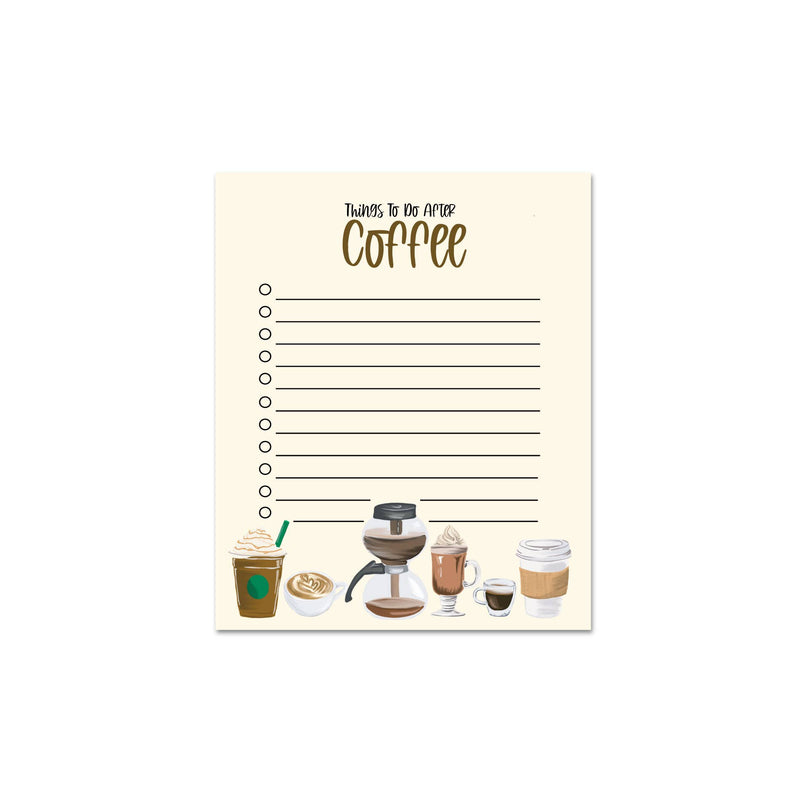 Notepad - Things To Do Before Coffee