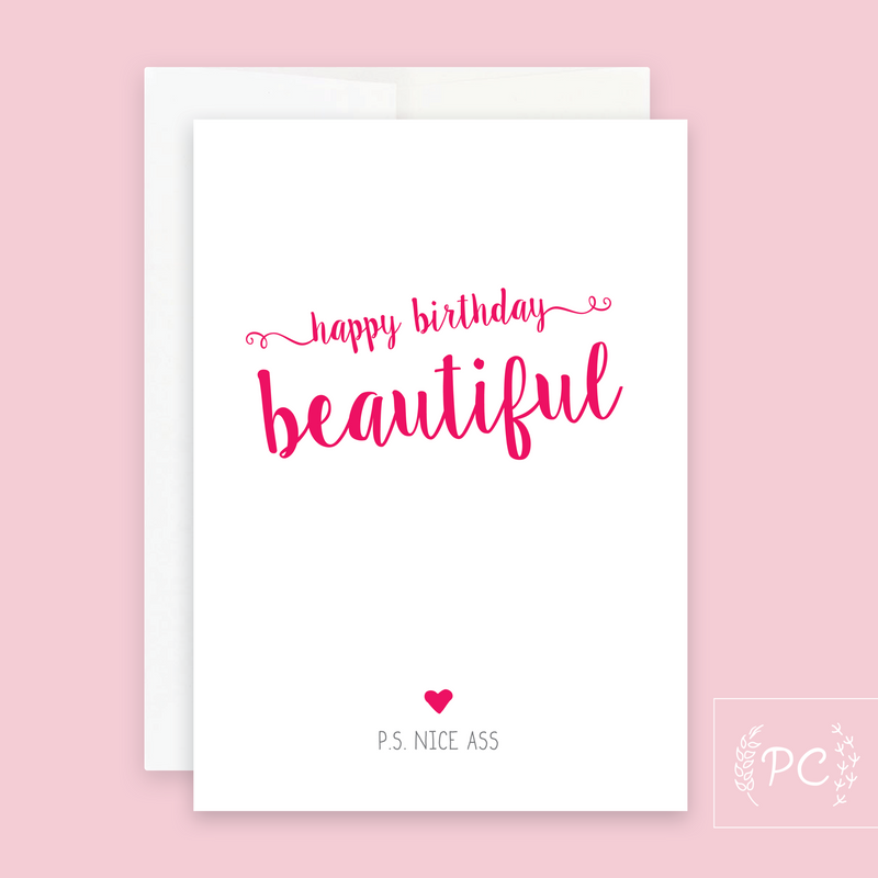 Card - Happy Birthday Beautiful