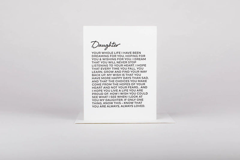 Card - Dear Daughter