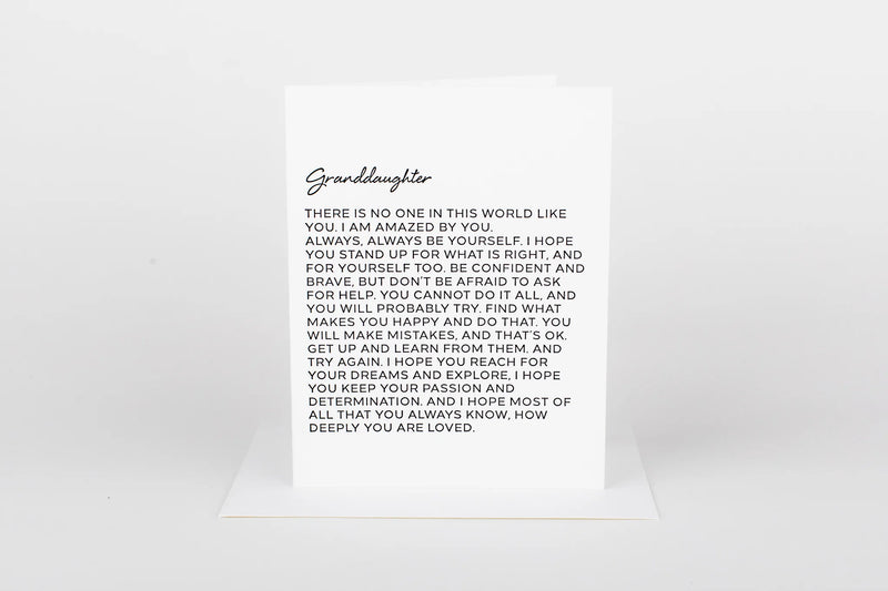 Card - Dear Granddaughter